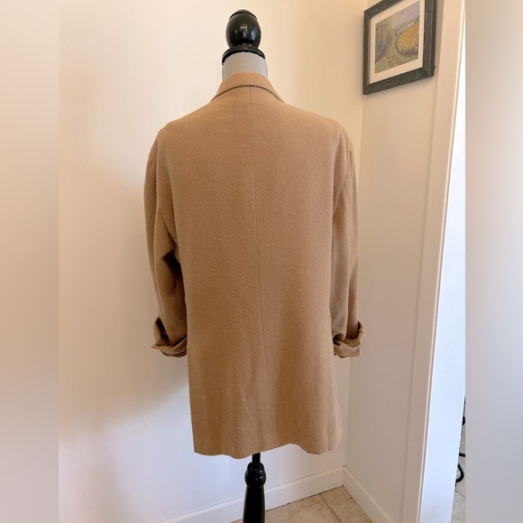 Vintage wool camel menswear blazer - custom tailored - unisex - Picture 2 of 6